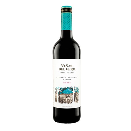 Vino Tinto Viñas del Vero Merlot-Cabernet Sauvignon Roble