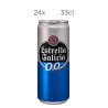 Cerveza Estrella Galicia Sin Alcohol 0,0. Caja de 24 latas de 33cl.