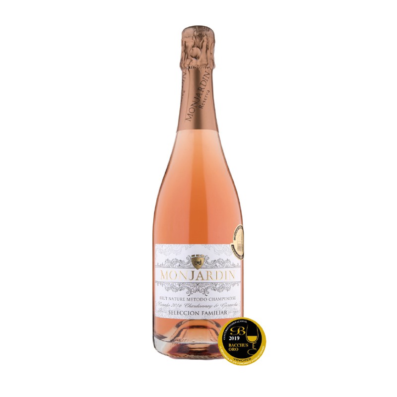 Vino Espumoso Rosado Monjardín Brut Nature Reserva