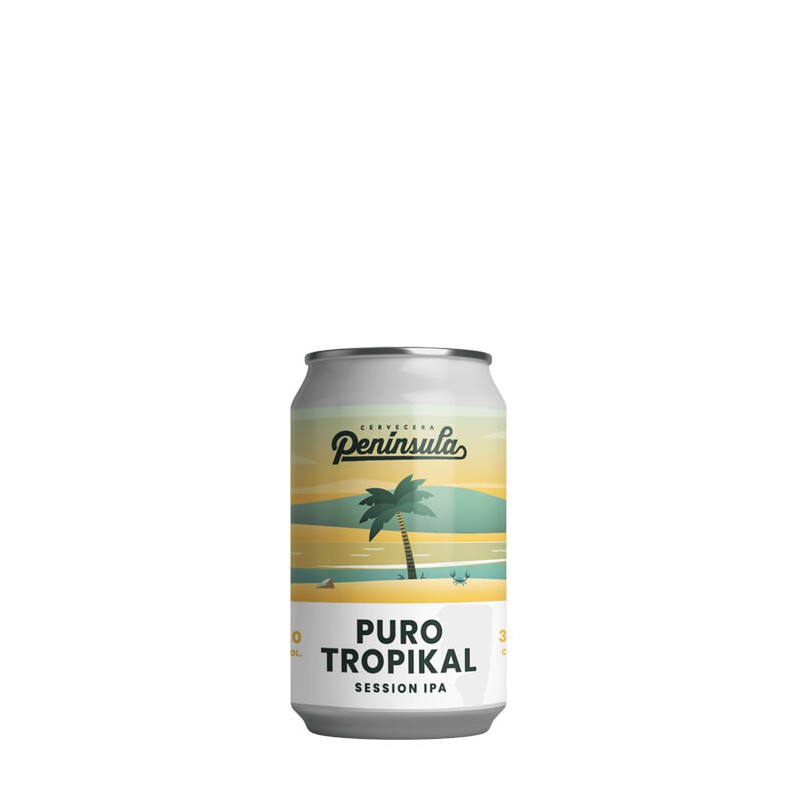 Cerveza Artesana Puro Tropikal Session Ipa Lata 33CL