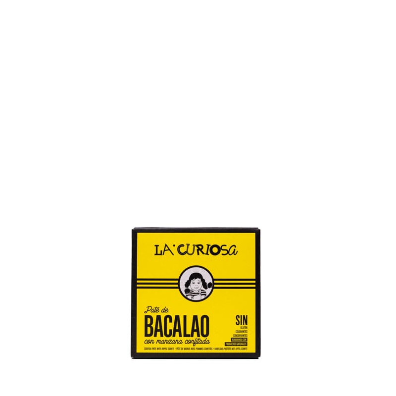Paté de Bacalao con Manzana Confitada La Curiosa Lata 125Gr