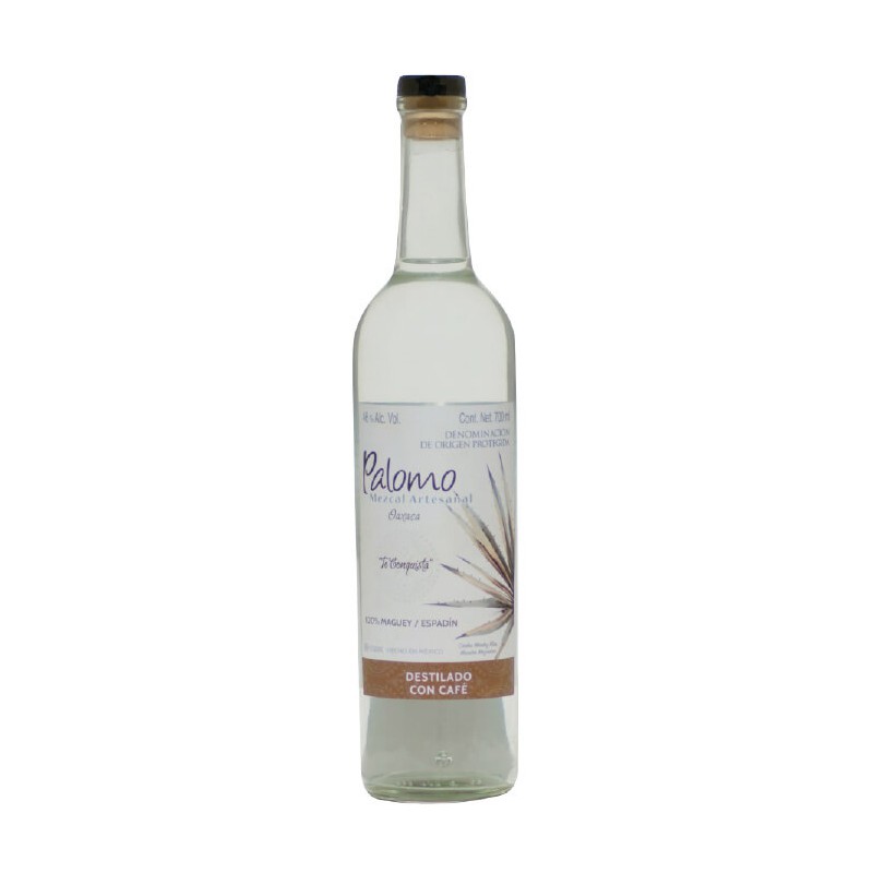 Mezcal Palomo Espadin Destilado con Cafe