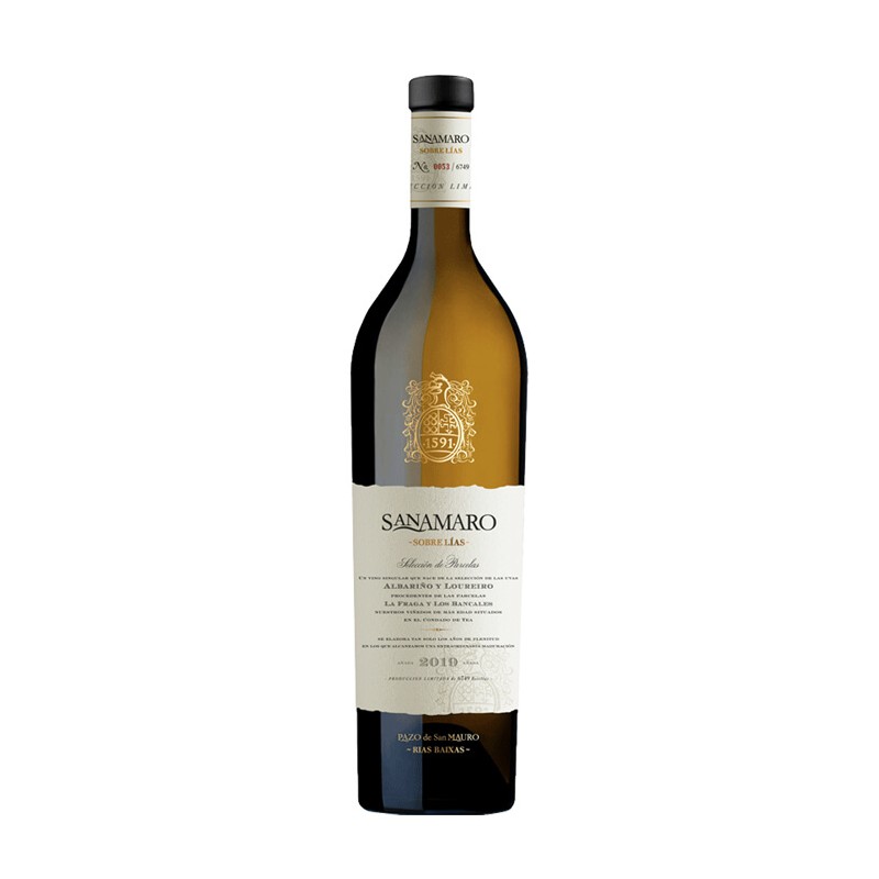 Vino Blanco Sanamaro Sobre Lías