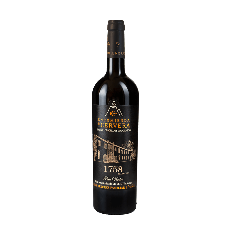 Vino Tinto 1758 Selección Petit Verdot 10 Años