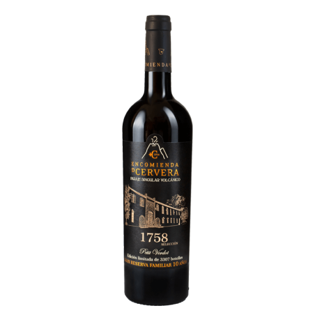 Vino Tinto 1758 Selección Petit Verdot 10 Años