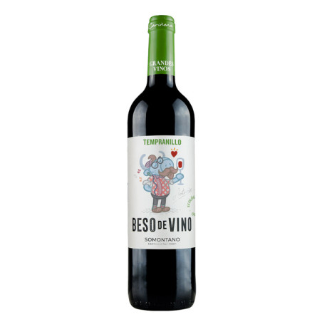 Vino Tinto Beso de Vino Tempranillo Ecológico