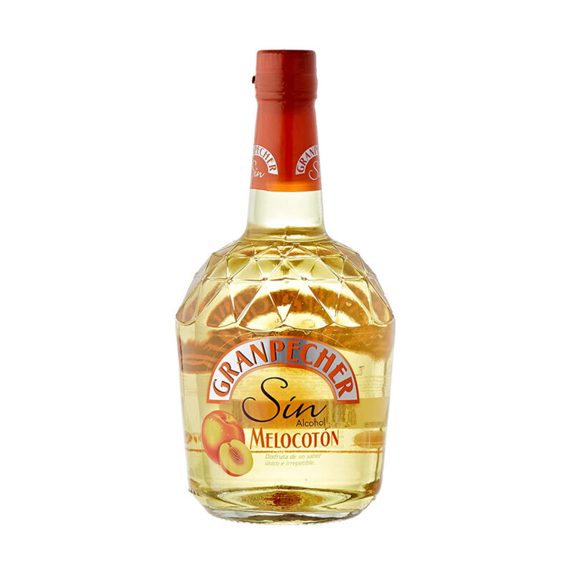 Licor Granpecher de Melocotón Sin Alcohol