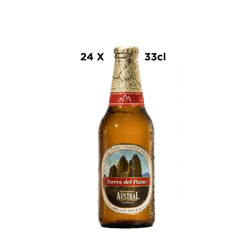 Cerveza Chilena Kunstmann Torobayo Caja de 24 x 33cl