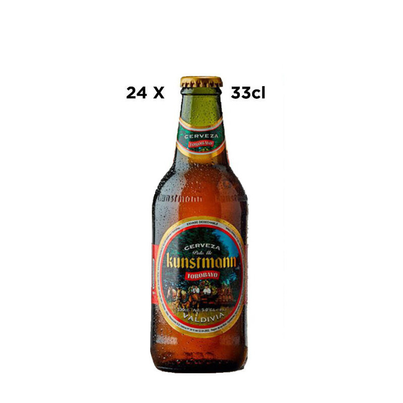 Cerveza Chilena Kunstmann Torobayo Caja de 24 x 33cl