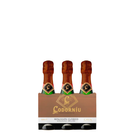 Cava Codorníu Clásico Seco Eco Tripack 20cl